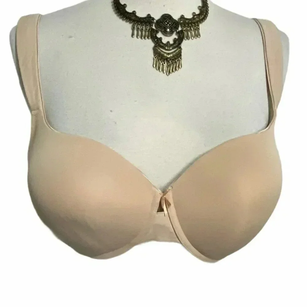 Catherines 42C tan cream padded underwire‎ bra